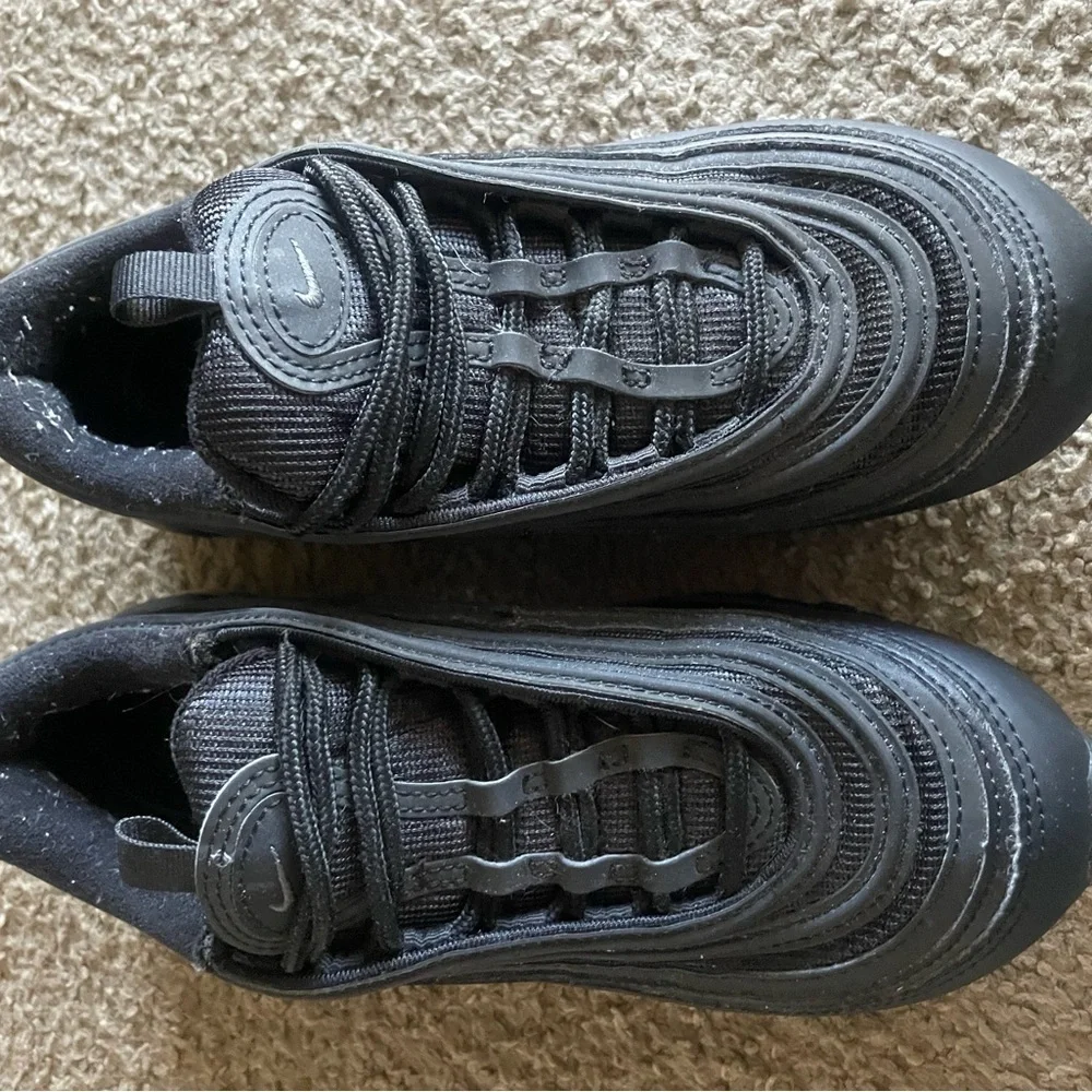 Women’s nike air max 97s size 6.5, black on black